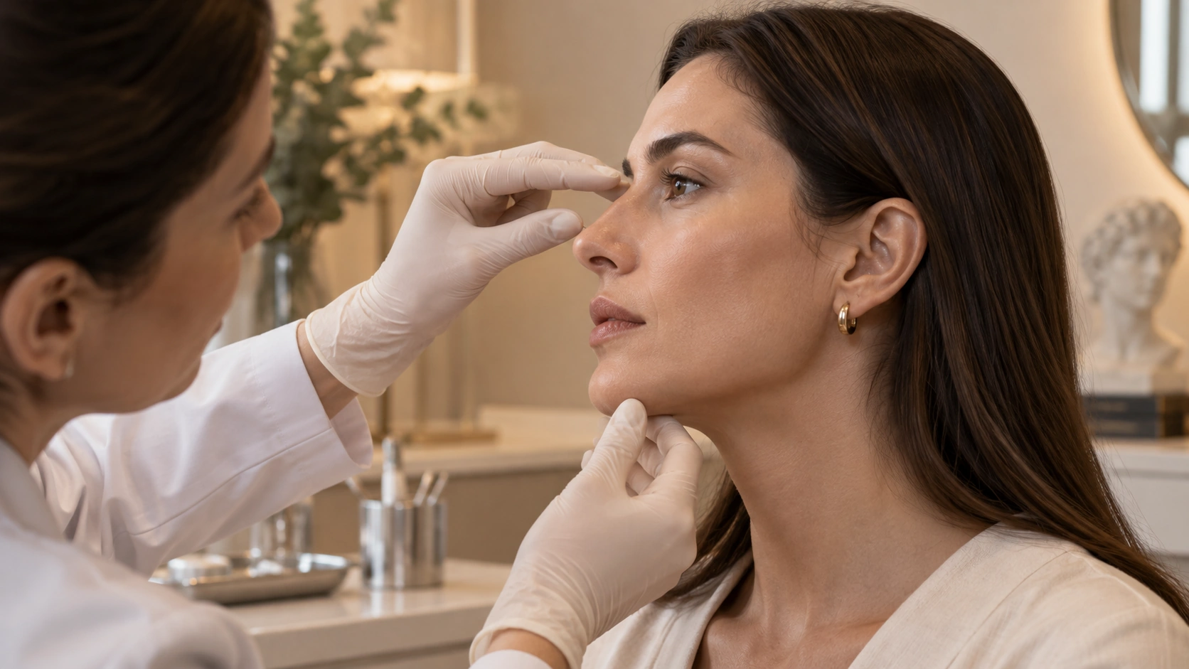 Evaluación médica de la nariz y su perfil antes de considerar una rinomodelación
