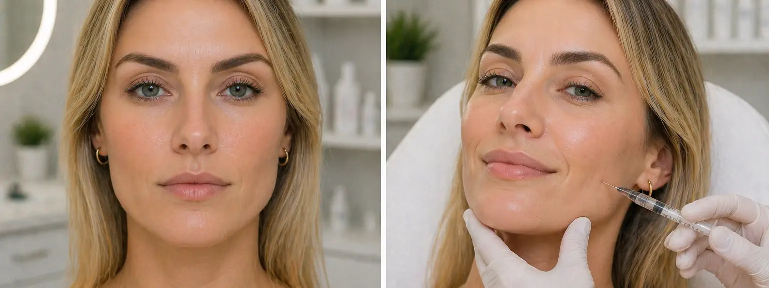 Aplicación de Botox en maseteros para afinar la cara