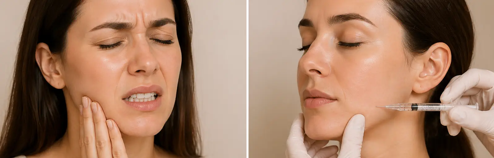 Aplicación de Botox para bruxismo